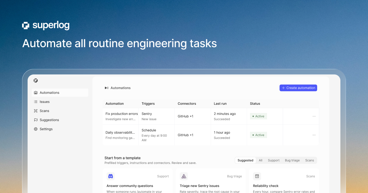 Superlog screenshot 1